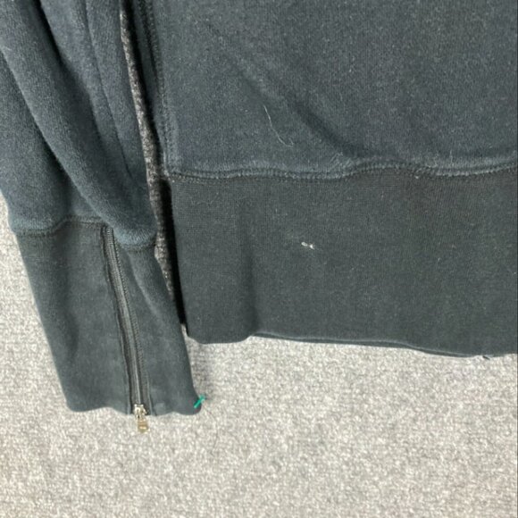 TYR Hoodie Women's Medium Full Zip Distressed 100% Cotton Drawstring M - Picture 8 of 10